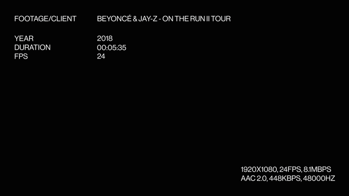 Live | Beyonce On The Run Tour V3